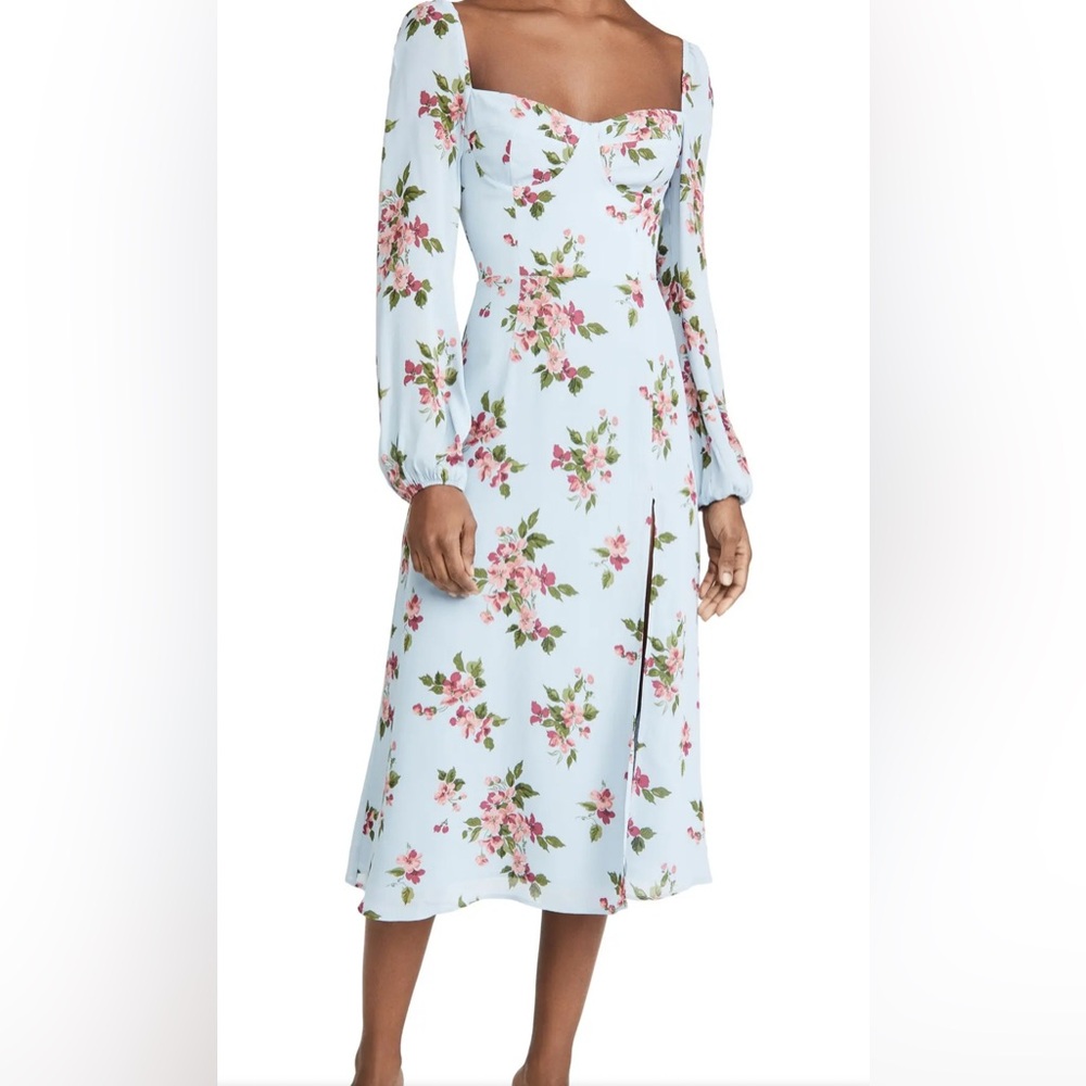 Reformation Shelby Giulia Midi Dress 12